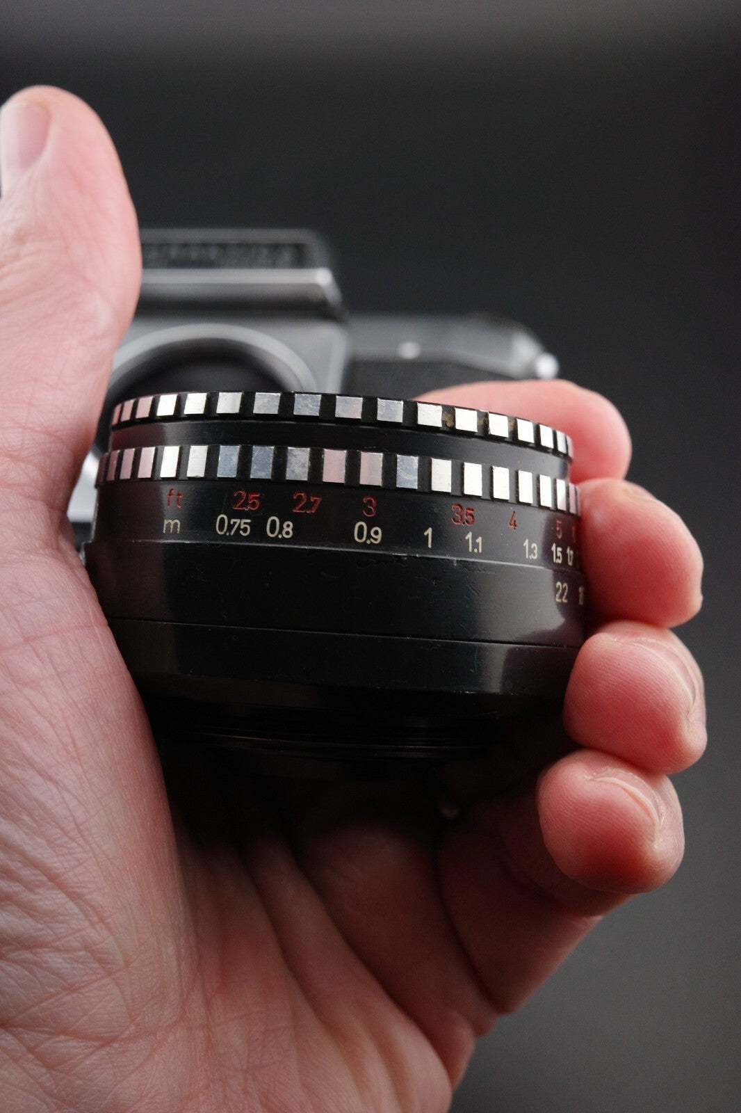 Praktica PL Nova 1B 35mm SLR + Meyer Optik 50mm f/2.8 - Film Tested & Working