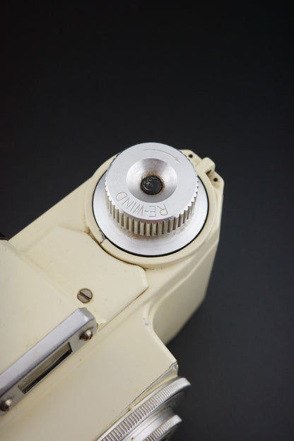 Ilford Advocate II Film Camera - White Enamel Die-Cast Aluminium -Read Details
