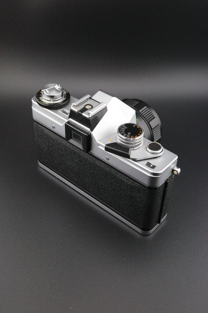 Praktica LB2 Vintage 35mm SLR + Helios 44M-4 58mm f2 M42 Film Tested & Working
