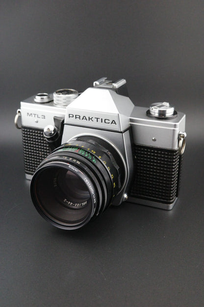 Vintage Praktica MTL 3 35mm SLR + Helios 44-2 58mm f2 M42 - Tested Working