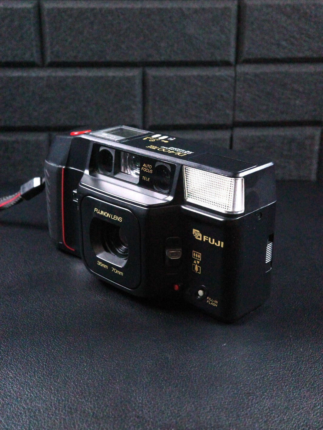 Fuji DL-400 Tele Point & Shoot With 35mm Film Camera - Boxed, Working (Fungus)