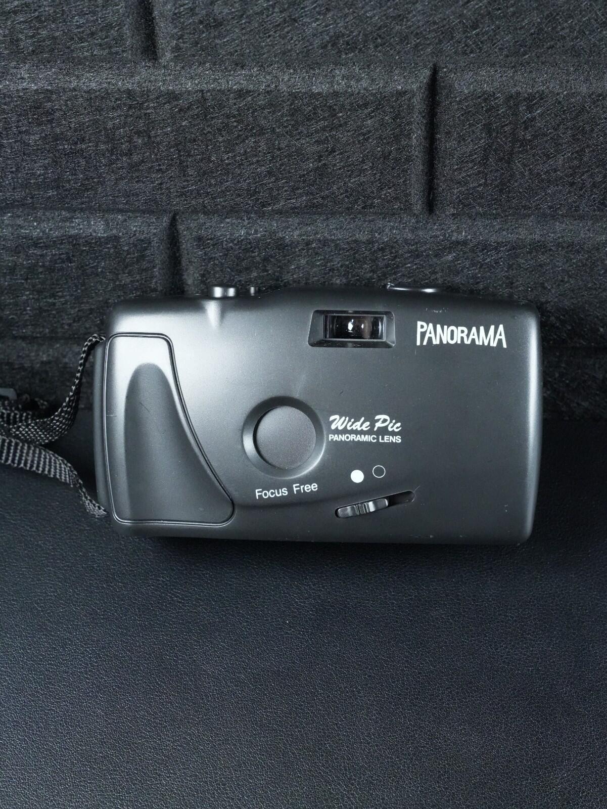Panorama Wide Pic Vintage 35mm Film Camera + Case - Tested & Working (Z18)
