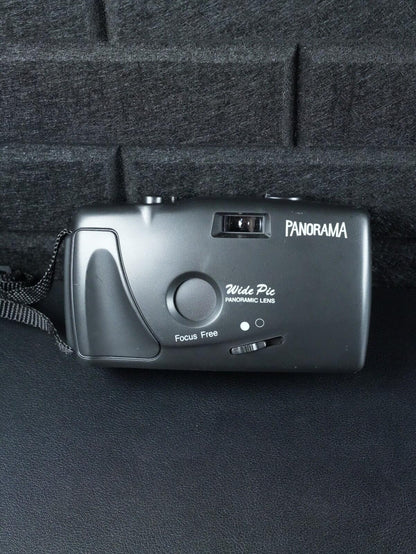 Panorama Wide Pic Vintage 35mm Film Camera + Case - Tested & Working (Z18)