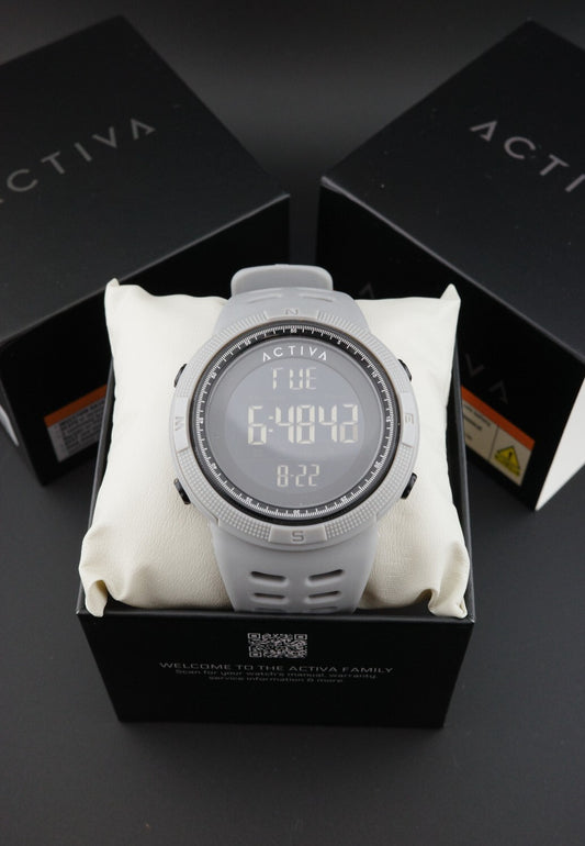 Brand New & Boxed Activa Summit X Invicta ACW1915-003 Men's Digital Watch 50mm Grey