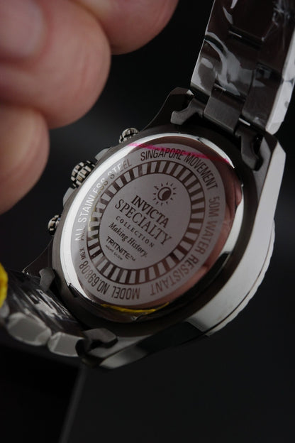 Invicta Specialty Mach Gala 69808 Men's Quartz Watch 48mm Gunmetal - New & Boxed