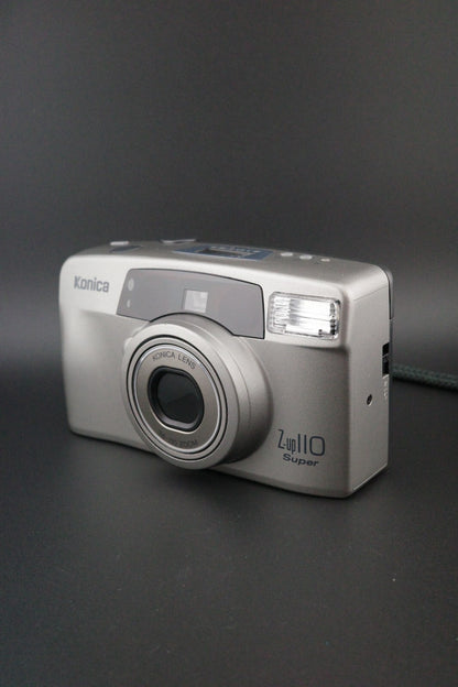 Konica Z-Up 110 Super 35mm Film Camera 38-110mm Film Tested Working New Battery