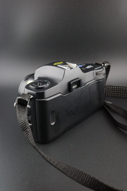 Olympus OM101 Power Focus 35mm SLR Camera + 50mm f/2 Lens Film Tested &  Working