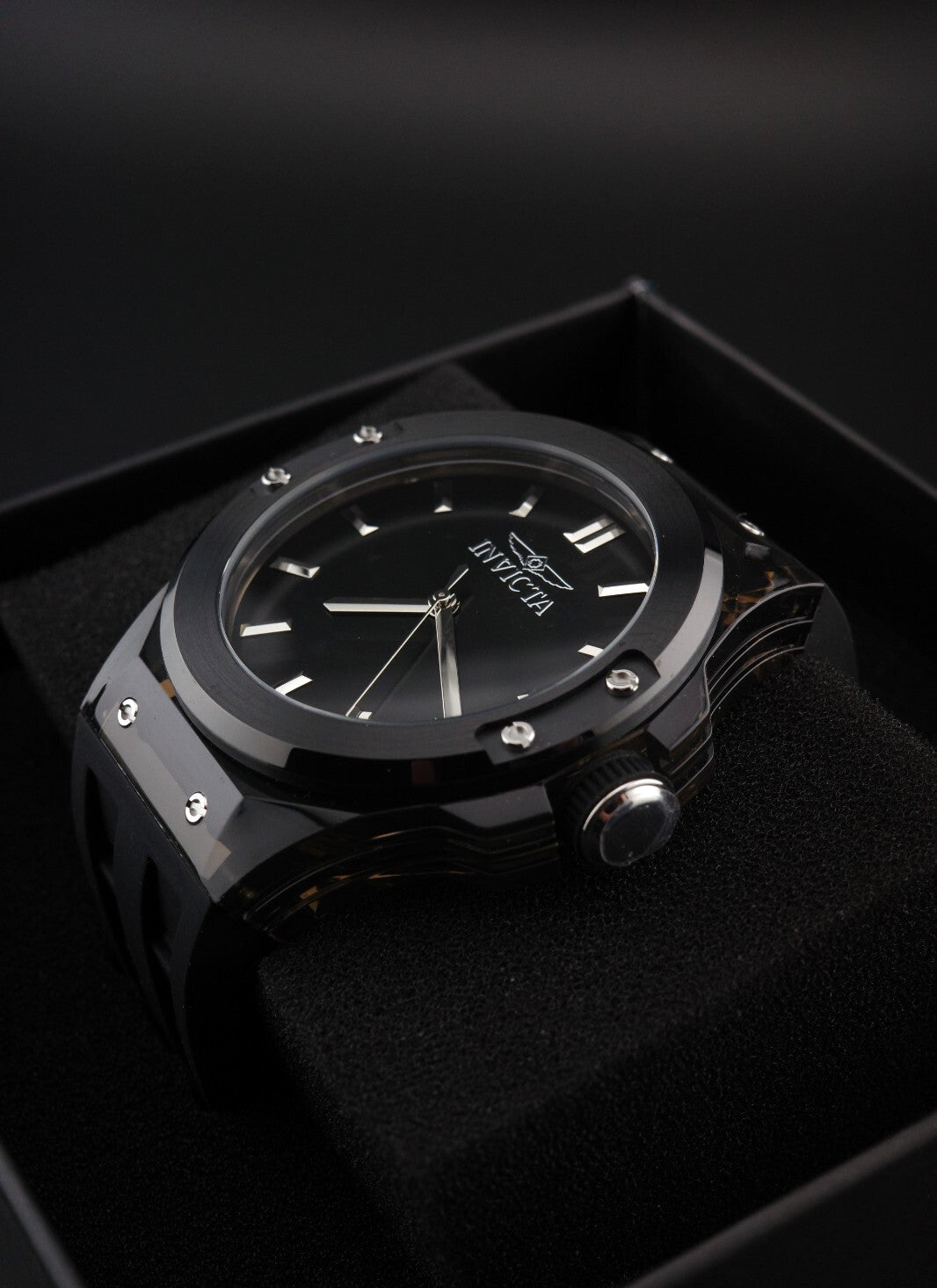 Invicta Sea Base Siphon 50010 Men's Quartz Watch 45mm Black  - New & Boxed