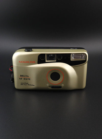 Goldline Delta AF DATE Vintage 1990's Compact 35mm Film Camera - Boxed & Working