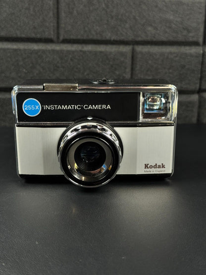 Kodak Instamatic 255X Vintage 1970's 126 Film Camera + Case - Tested & Working
