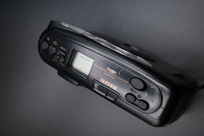 Kodak Advantix 4100ix Zoom APS Film Camera Black Tested & Working