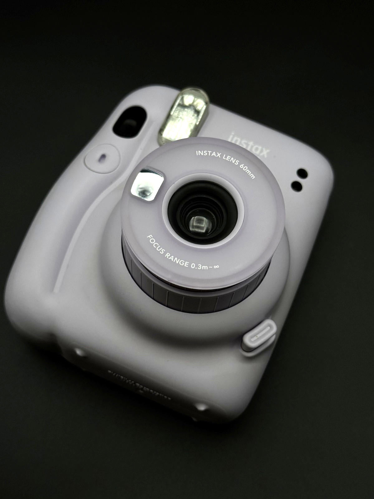 Working Fujifilm Instax Mini 11 Instant Camera Lilac, 10 Film Sheets & Batteries