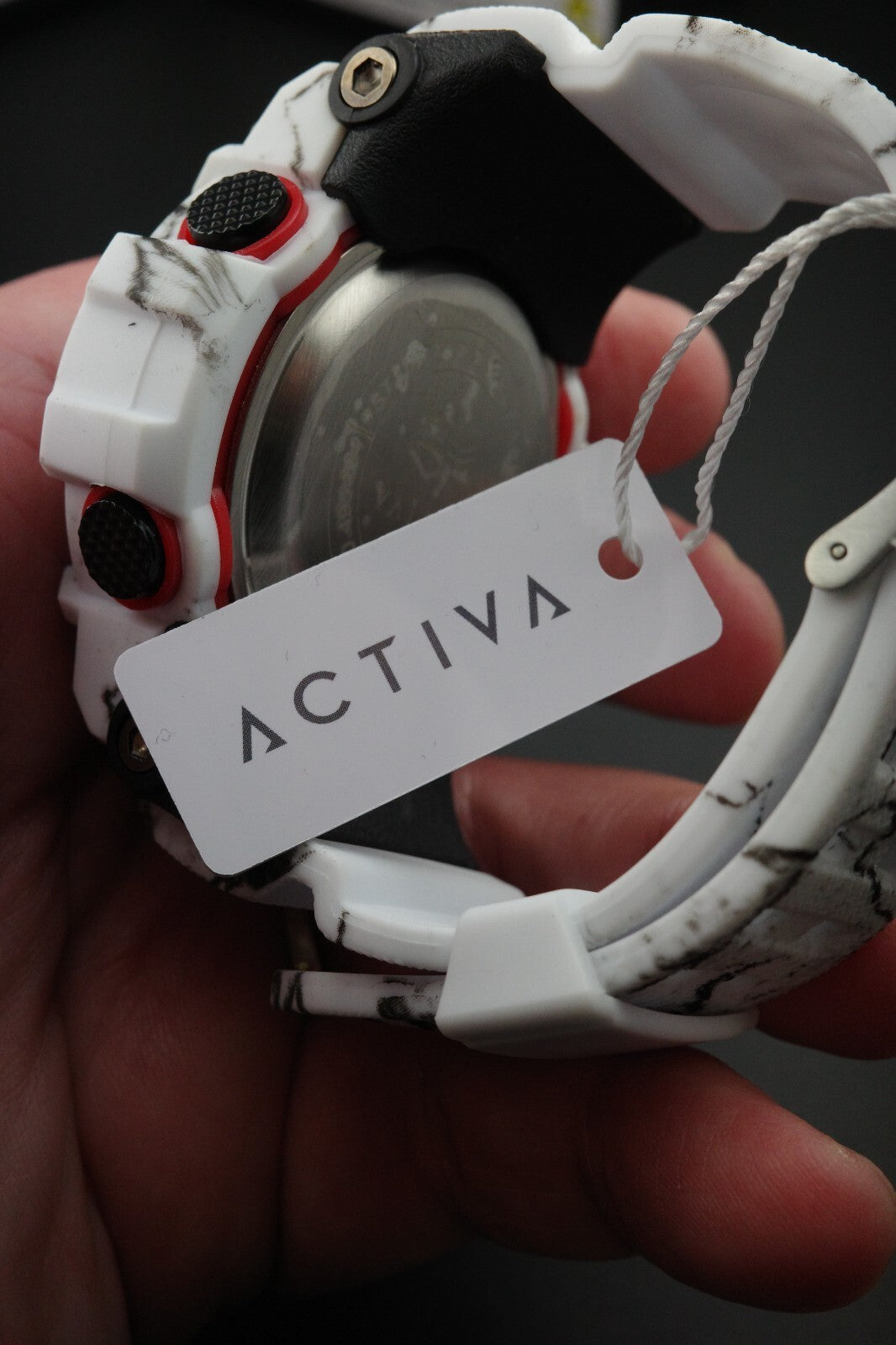 Brand New & Boxed - Activa X Invicta ACW8008-003 Men's Digital Watch 49mm White Camouflage