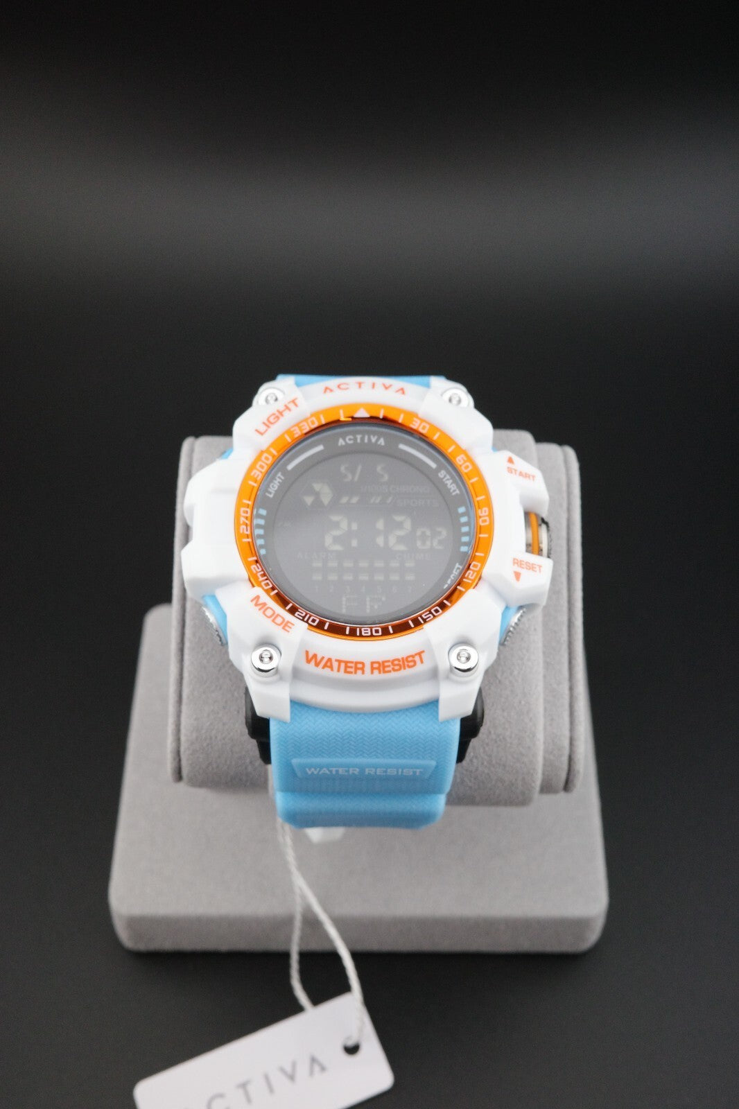 Activa x Invicta Mens Digital Watch 56mm Light Blue - Brand New & Boxed