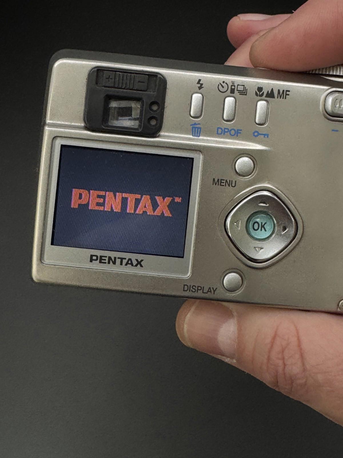 Fully Working Pentax Digital Camera Optio 330 3.2MP + Battery (Read Details)