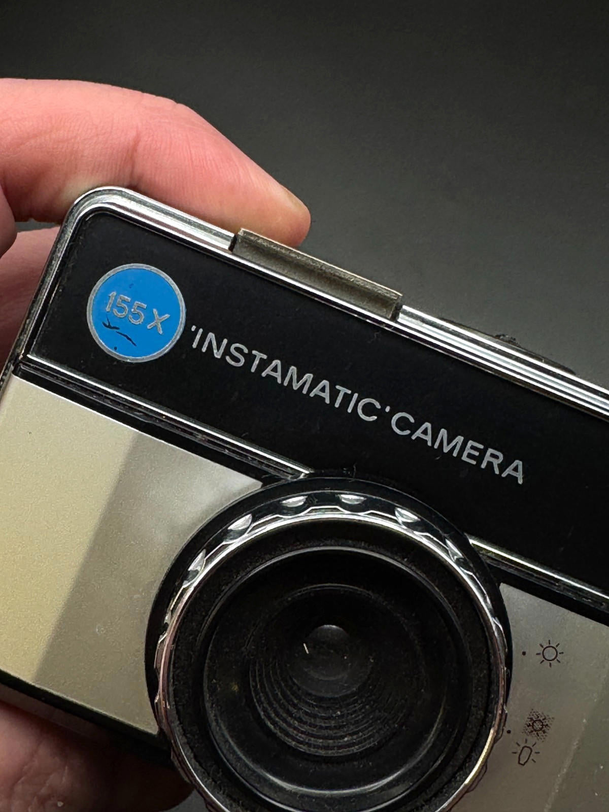 Vintage 1970's Kodak Instamatic 155X 126 Film Camera - Tested & Working (165)