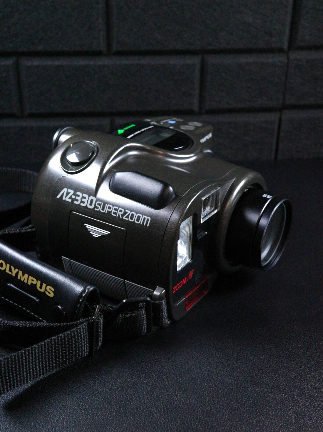 Olympus AZ-330 Superzoom Vintage 1990's 35mm Camera + Batteries - Working VGC