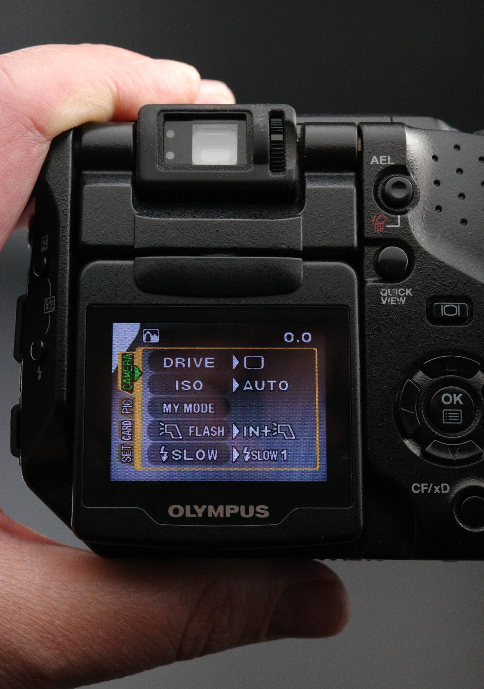 Olympus C-5060 Wide Zoom 5.1MP Camera + 512MB CF Card, New Battery and Bag