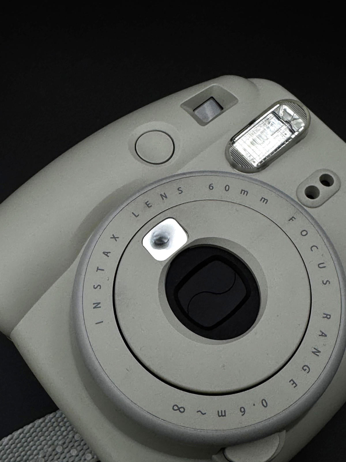 Working Fujifilm Instax Mini 9 Instant Camera - Smoky White + Film & Batteries