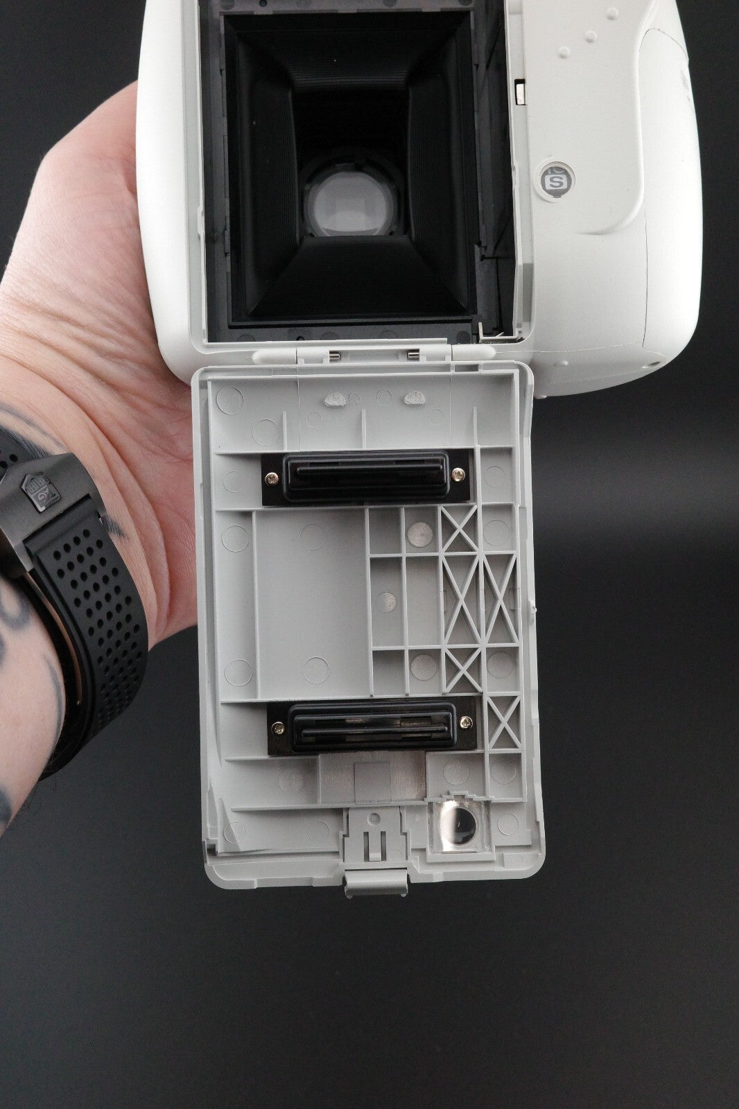 Instax Mini 9 White Instant Film Camera + Batteries - Tested & Working
