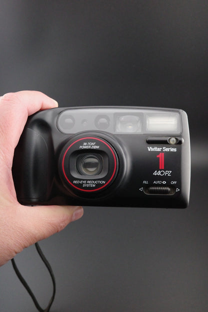 Vivitar Series 1 - 440PZ 35mm Film Point And Shoot Camera Film Tested & Working
