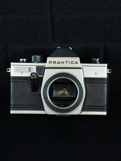 Praktica Nova II Vintage 1960's 35mm Film Camera + 55mm F2 Lens - Fully Working