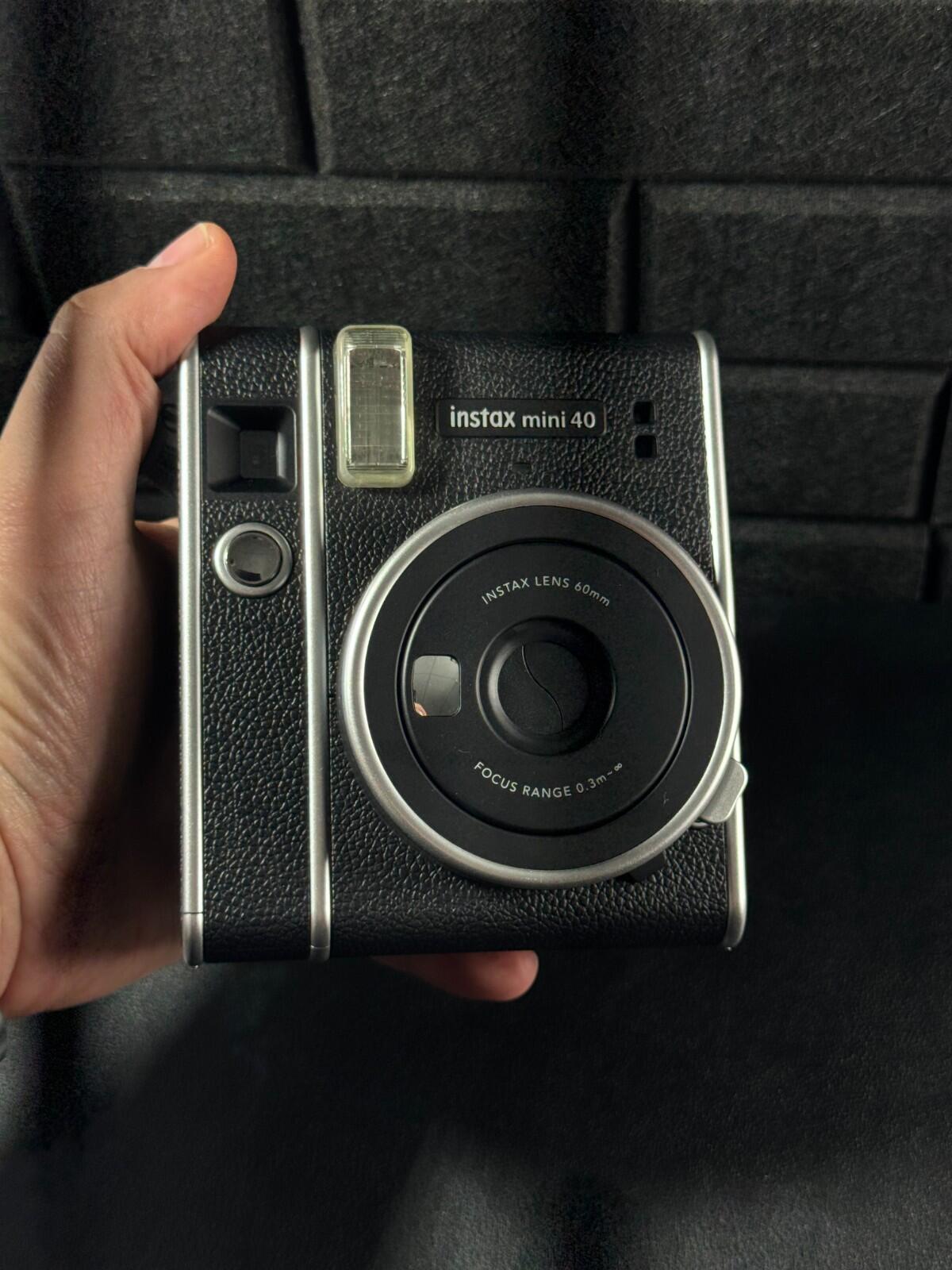 Fujifilm Instax Mini 40 Instant Camera + Case, Film & Batteries (Tested Working)