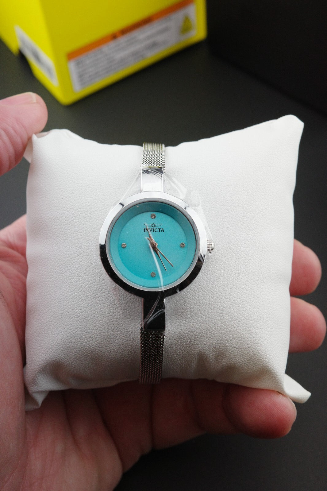New & Boxed Invicta Angel 70296 Blue / Silver Stainless Steel Ladies Watch 26mm