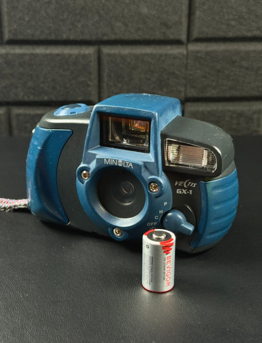 Minolta Vectis GX-1  1990's Weatherproof APS Film Camera - Working, Read Details