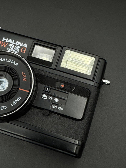 Halina MW 35AF 35mm Compact Film Camera With 38mm f3.8 Lens - Flash Not Working