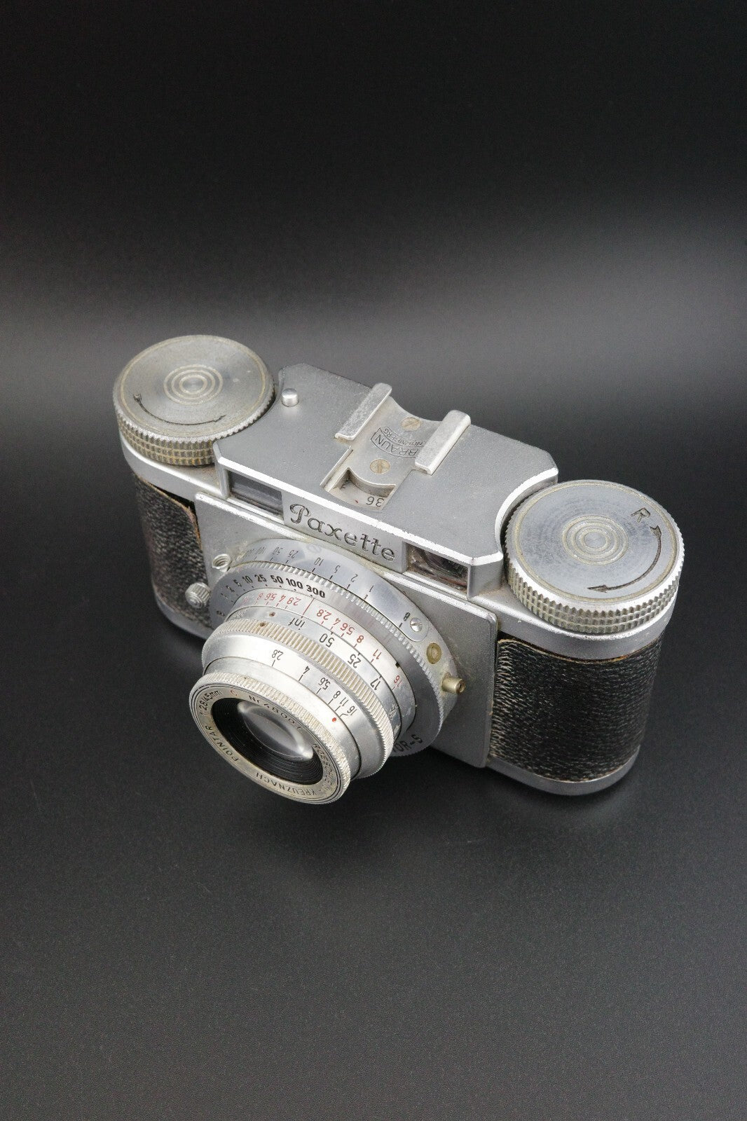 Vintage 1950's Braun Paxette 35mm Camera + Case - Faulty Spares or Repair