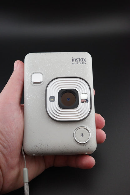 Fujifilm Mini LiPlay Hybrid Digital Instant Camera Misty White Tested & Working