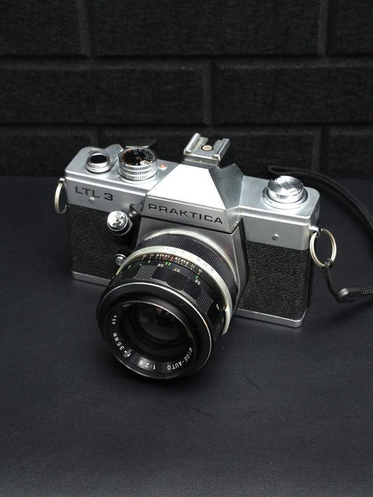 Praktica LTL Vintage 1970's 35mm SLR Film Camera + Soligor 35mm 2.8 - Working
