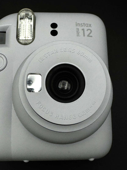 Fujifilm  INSTAX Mini 12 Camera - Clay White - Fully Working + Film & Batteries