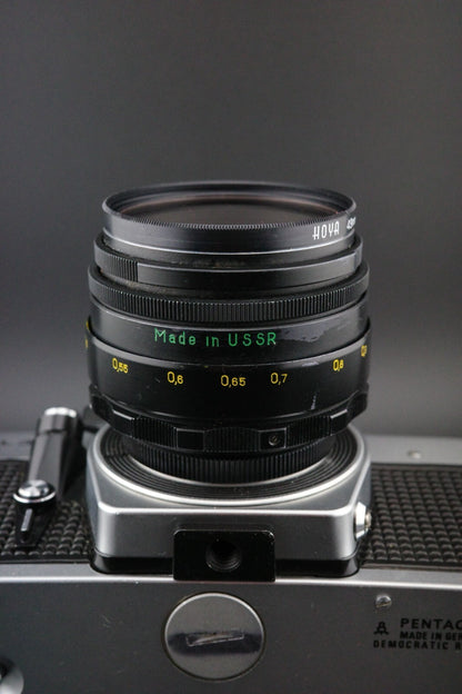Vintage Praktica MTL 3 35mm SLR + Helios 44-2 58mm f2 M42 - Tested Working