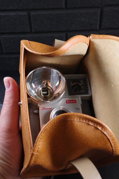 Kodak Brownie Starmite 1960's 127 Film Camera + Case & Instructions - Working