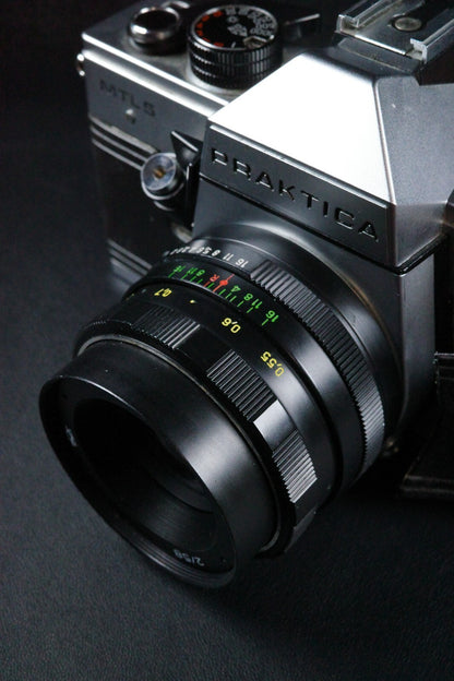 Vintage Praktica MTL 3 35mm SLR Camera + Helios 44-M f2 58mm Lens - Read Details