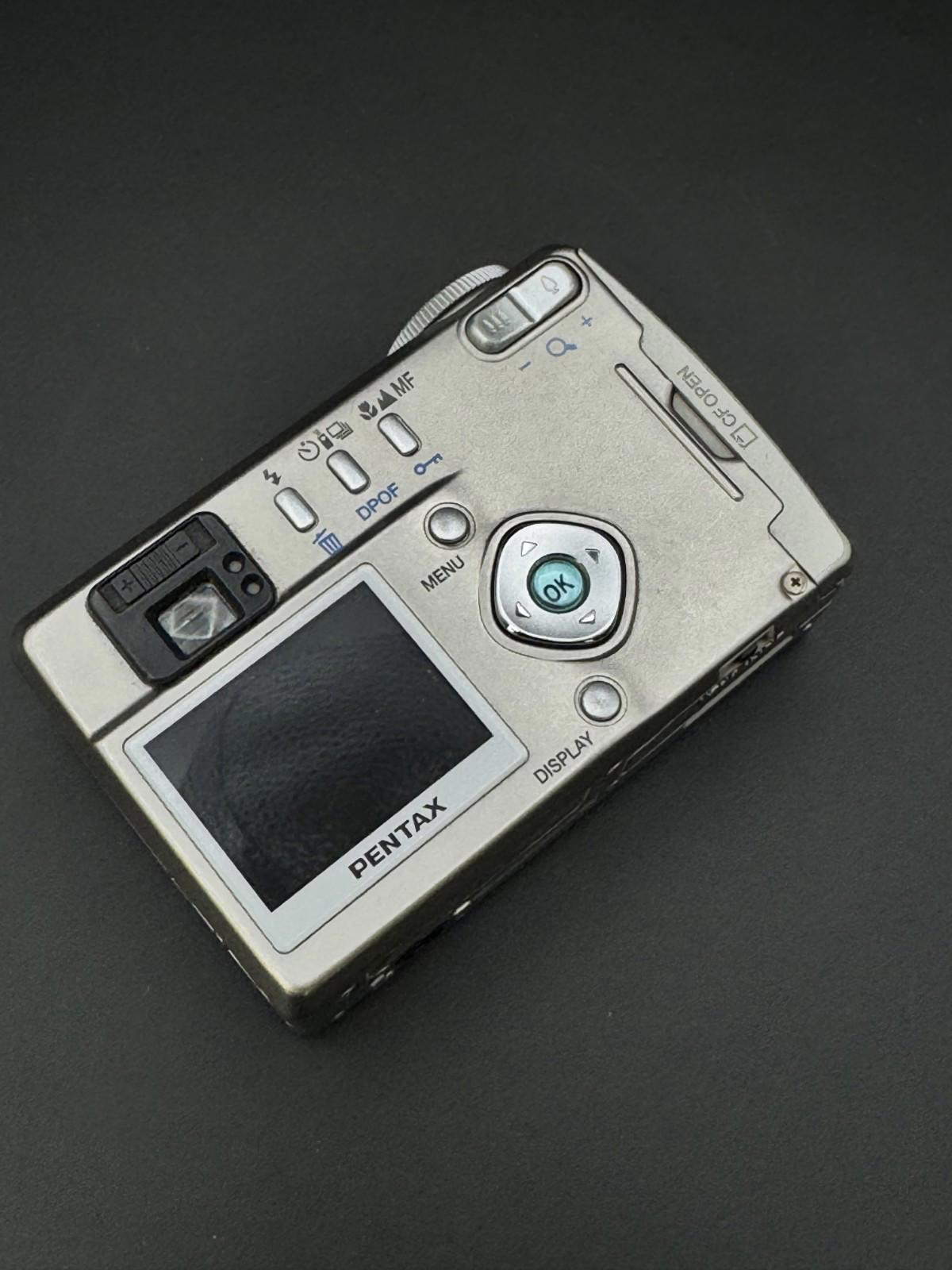 Fully Working Pentax Digital Camera Optio 330 3.2MP + Battery (Read Details)