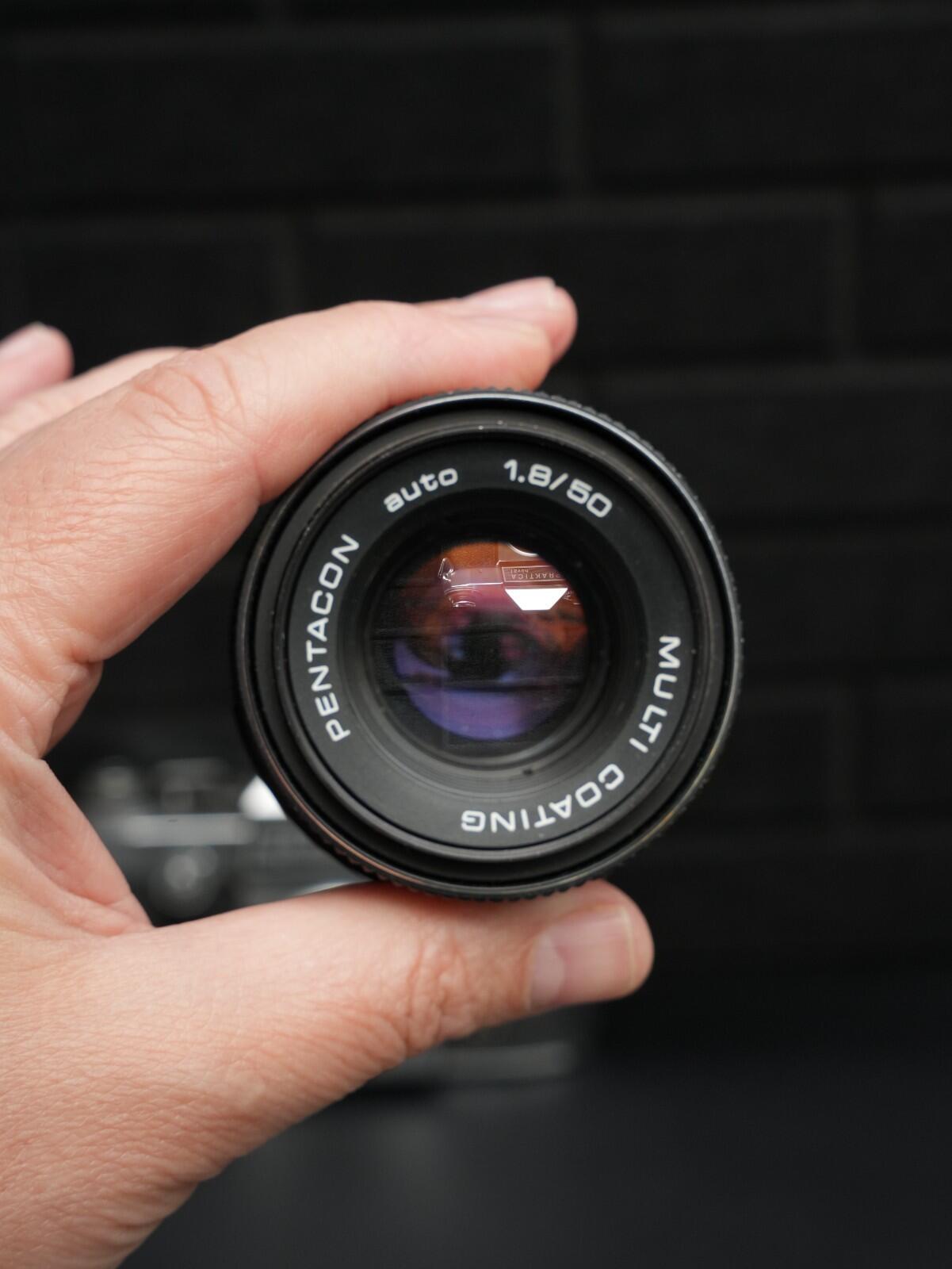 Praktica PL Nova 1 1960's 35mm Film Camera + Pentacon 50mm 1.8 Lens - Faulty (Read Description)