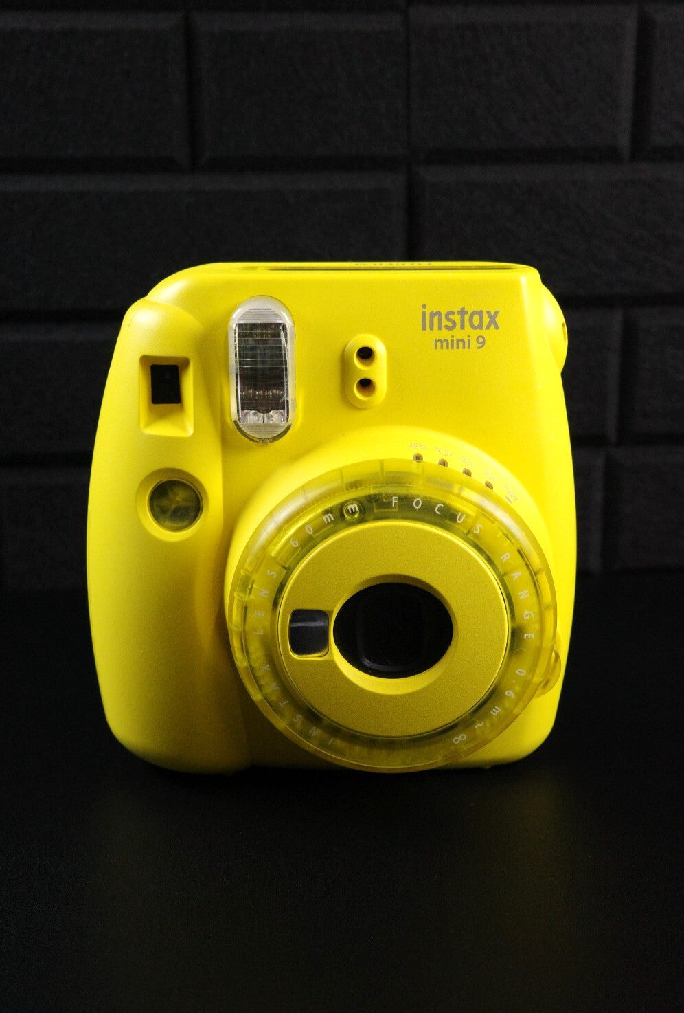 Fujifilm Instax Mini 9 Yellow Instant Camera - Film Tested & Fully Working