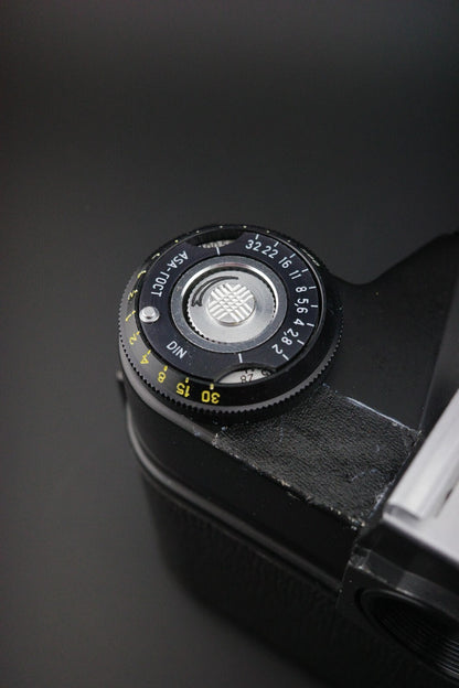 Zenit EM 35mm Film Camera + Helios 44M 2/58 + External LightMeter - Read Details