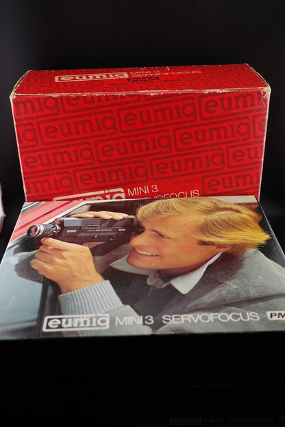 Boxed Eumig Mini 3 Servofocus PMA Super 8 Cine Camera - Faulty - Spares Repair