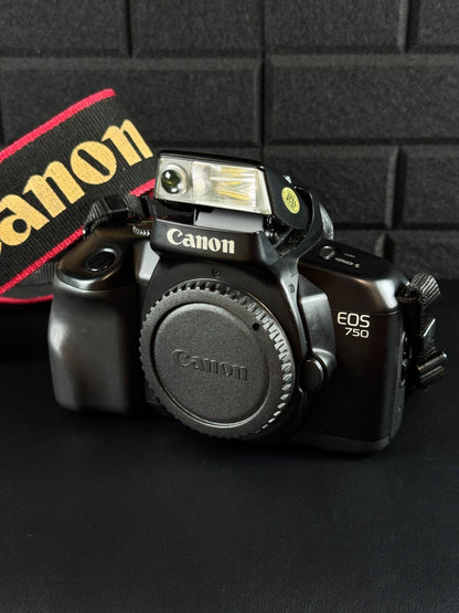 Canon EOS 750 Vintage 1980's 35mm SLR Film Camera Body Only - Tested & Working