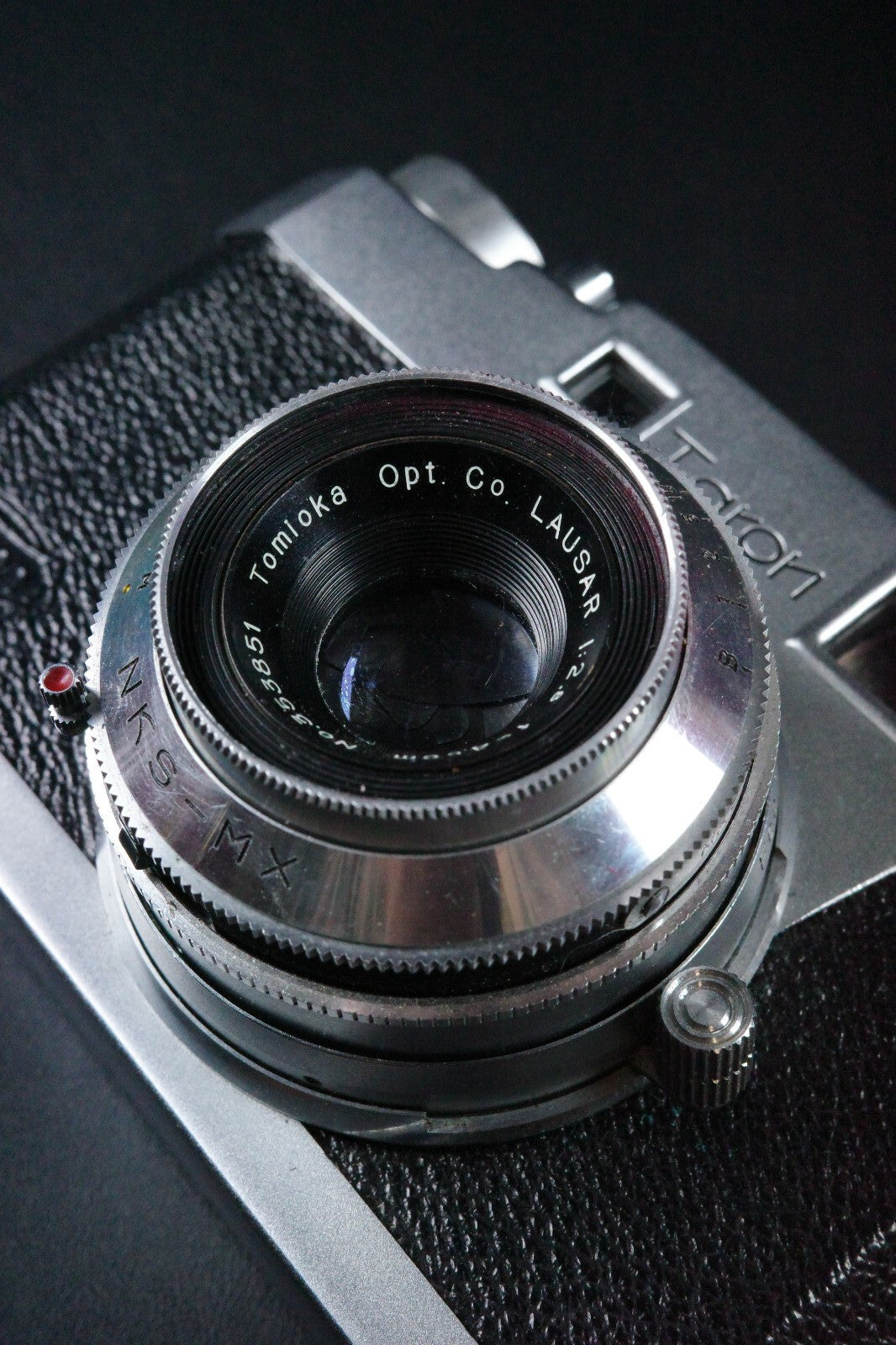Taron 35 Vintage 1950's Camera + Case - Winds & Fires - Faulty Jammed Focusing Lever