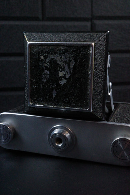 Olympus Six D.Zuiko 75mm f/3.5 6x6 Folding Film Camera Tested & Working