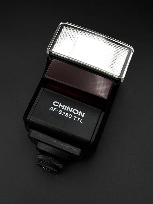 Vintage Chinon AF S-280 TTL Electronic Camera Flash Unit Tested & Fully Working