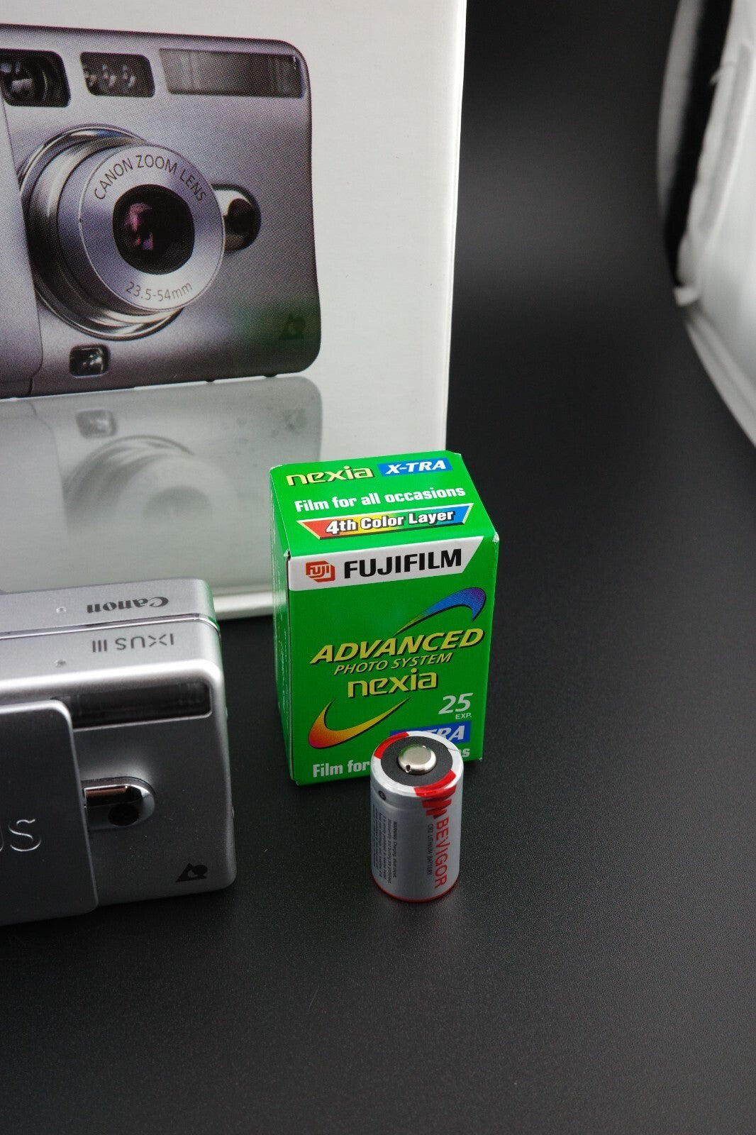 Canon Ixus III Vintage APS Film Camera - Boxed With Expired Film - Working