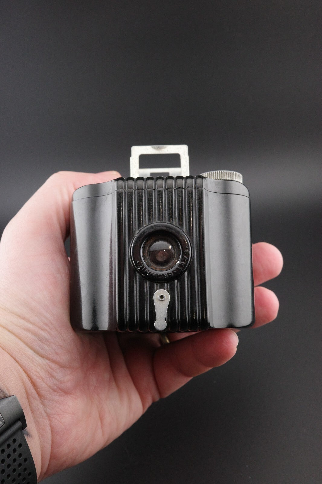 Kodak Baby Brownie Vintage 1930's 127 Film Bakelite Art Deco - Damaged
