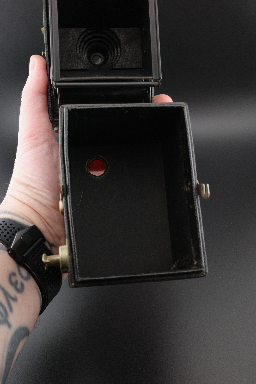 Vintage Kodak Six-20 Popular Brownie 620 Film Box Camera + Box Tested & Working