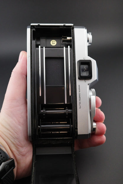 Mamiya/Sekor 500TL 35mm Film Camera +  50mm f/2 Lens Winds, Fires, Faulty Meter
